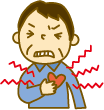 胸が痛いドキドキする