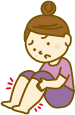 足がむくむ